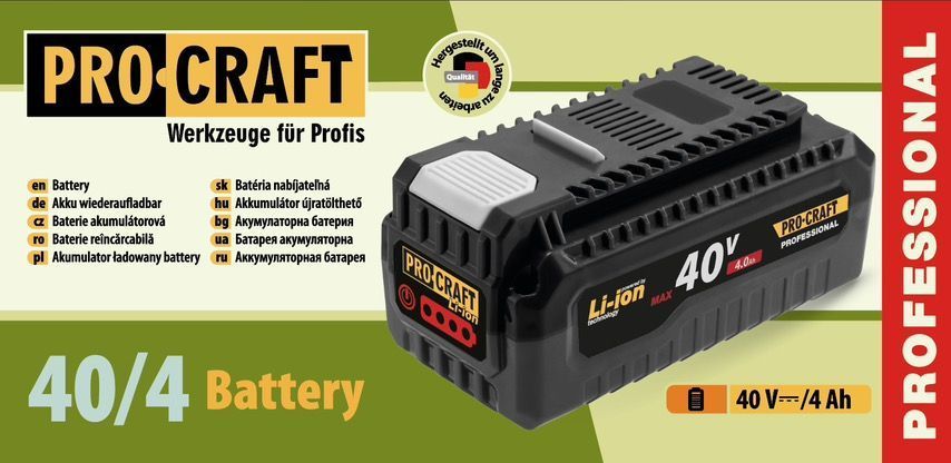 Аккумуляторная батарея Procraft Battery40/4 000404 фото