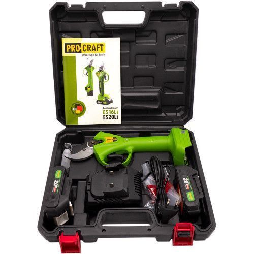 Ножницы садовые аккумуляторные Procraft ES20Li ( two batteries) 032010 фото