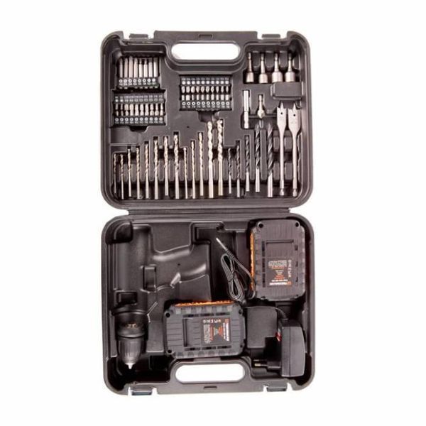 Шуруповерт акумуляторний Tekhmann TCD-18/2 BS Kit 850980 фото