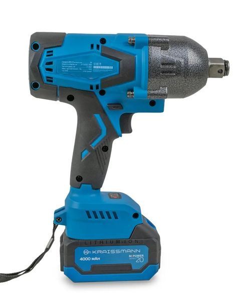 Гайковерт ударный KRAISSMANN 2402 ASS-BL 20/2 MP (в кейсе, 1400 Нм) 0207034 фото Гайковерт ударный KRAISSMANN 2402 ASS-BL 20/2 MP (в кейсе, 1400 Нм) 0207034 фото