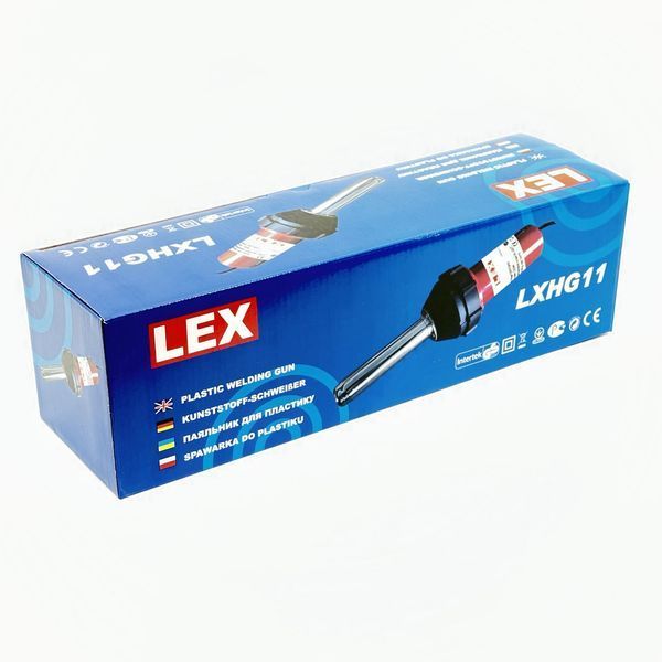 Фен для зварювання пластику та паяння бамперів LEX LXHG11 Польща 947230824 фото