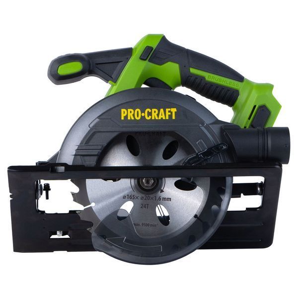 Циркулярна пила акумуляторна PROCRAFT PCA-32 Universal 20 В, диск 165 мм, безщіткова (без АКБ та зарядного пристрою) 030325 фото