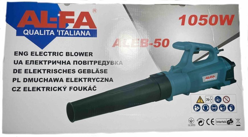 Воздуходувка электрическая ALFA ALEB-50 111547 фото