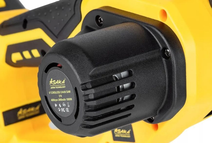 Ланцюгова пила акумуляторна ASAKA ASCD2B-21V 21В безщіткова, шина 200 мм ASCD2B-21V фото